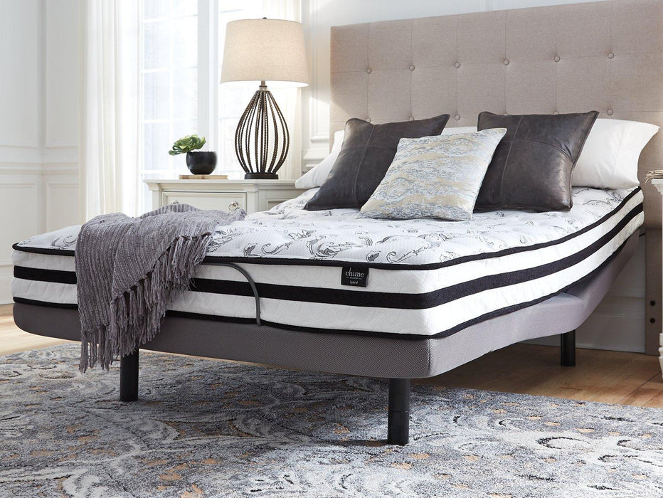 8 Inch Chime Innerspring Mattress Set - De Avenue Furniture