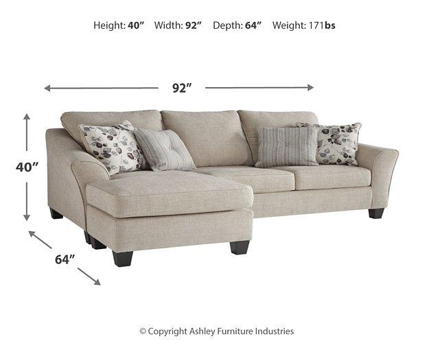 Abney Sofa Chaise - De Avenue Furniture