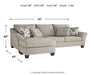 Abney Sofa Chaise - De Avenue Furniture