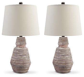 Jairburns Table Lamp (Set of 2) - De Avenue Furniture