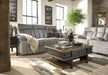 Mitchiner Reclining Loveseat with Console - De Avenue Furniture