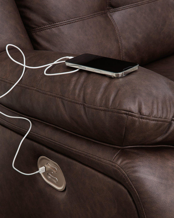 Punch Up Power Reclining Sectional Loveseat - De Avenue Furniture