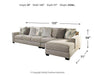 Ardsley Sectional with Chaise - De Avenue Furniture