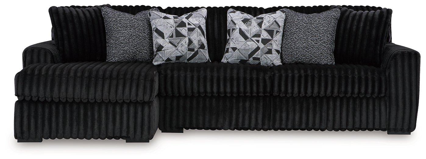 Midnight-Madness Sectional Sofa with Chaise - De Avenue Furniture