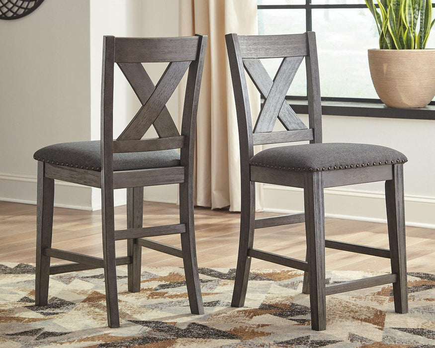 Caitbrook Counter Height Upholstered Bar Stool - De Avenue Furniture