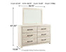 Cambeck Dresser and Mirror - De Avenue Furniture