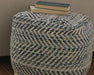 Chevron Pouf - De Avenue Furniture