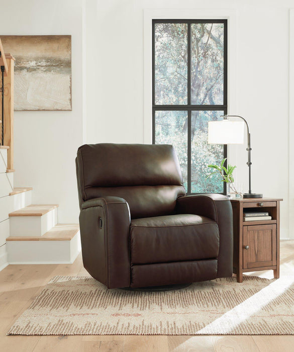 Emberla Swivel Glider Recliner - De Avenue Furniture