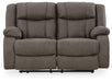First Base Reclining Loveseat - De Avenue Furniture