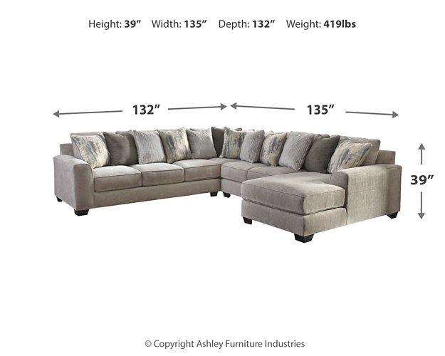 Ardsley Sectional with Chaise - De Avenue Furniture