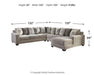 Ardsley Sectional with Chaise - De Avenue Furniture