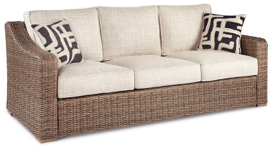 Beachcroft Outdoor Sofa, Lounge Chairs and Fire Pit - De Avenue Furniture