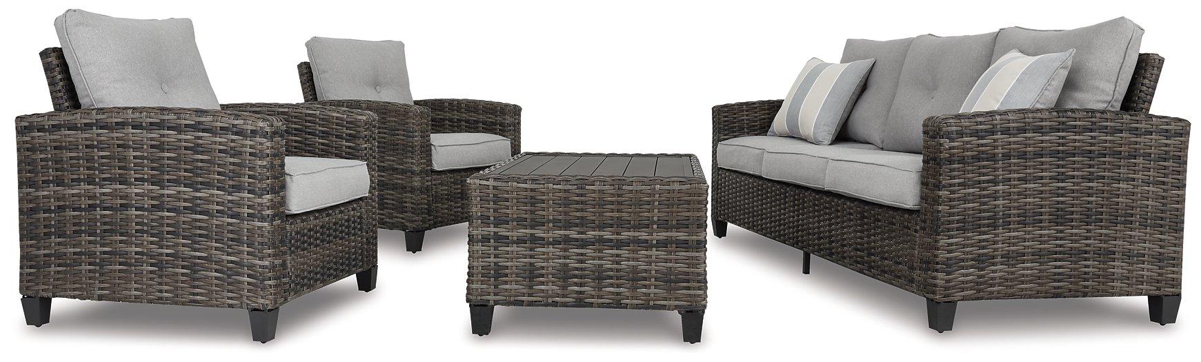 Cloverbrooke 4-Piece Outdoor Conversation Set - De Avenue Furniture