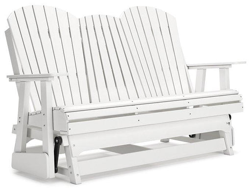 Hyland wave Outdoor Glider Loveseat - De Avenue Furniture