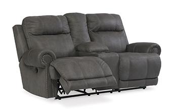 Austere Reclining Loveseat with Console - De Avenue Furniture