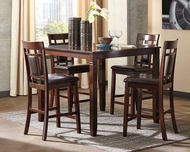 Bennox Counter Height Dining Table and Bar Stools (Set of 5) - De Avenue Furniture