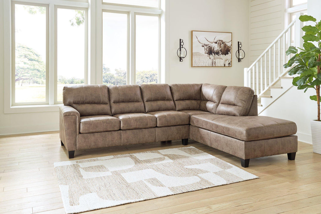 Navi 2-Piece Sectional Sofa Sleeper Chaise - De Avenue Furniture
