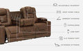 Owner's Box Power Reclining Sofa - De Avenue Furniture