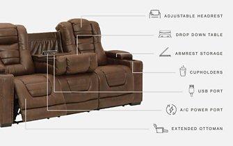 Owner's Box Power Reclining Sofa - De Avenue Furniture