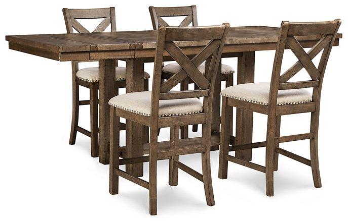 Moriville Counter Height Dining Set - De Avenue Furniture