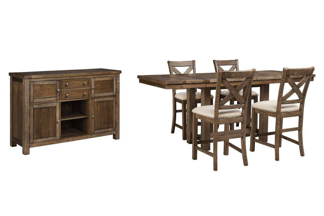 Moriville Counter Height Dining Set - De Avenue Furniture