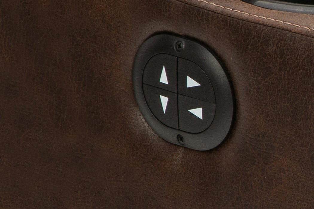 Owner's Box Power Reclining Loveseat with Console - De Avenue Furniture