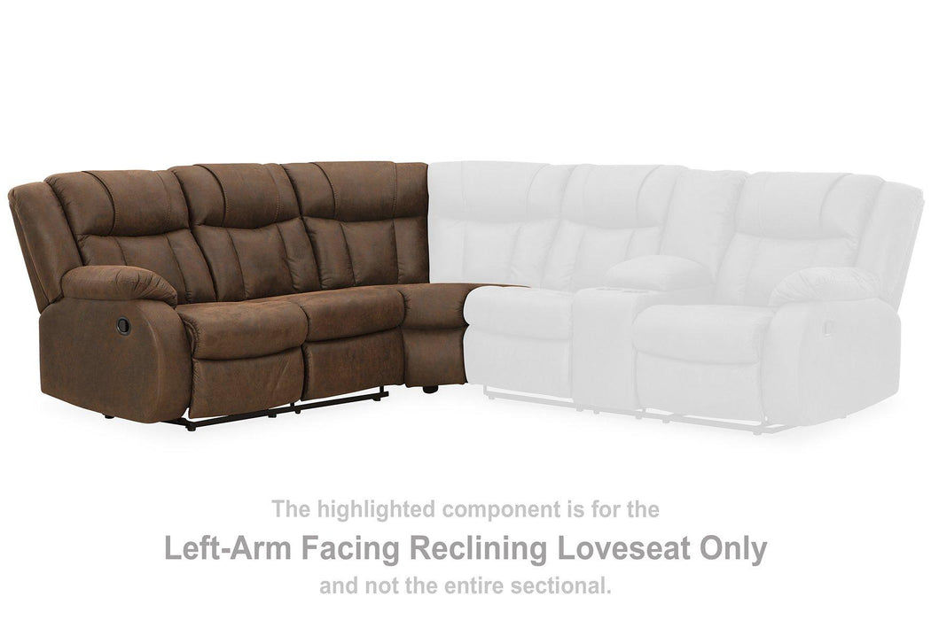 Trail Boys 2-Piece Reclining Sectional - De Avenue Furniture