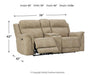 Next-Gen DuraPella Power Reclining Loveseat with Console - De Avenue Furniture