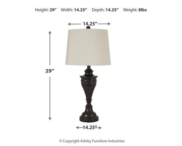 Darlita Table Lamp (Set of 2) - De Avenue Furniture