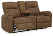 Edenwold Reclining Loveseat with Console - De Avenue Furniture
