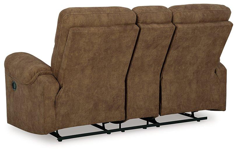 Edenwold Reclining Loveseat with Console - De Avenue Furniture