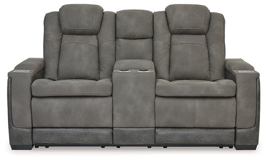 Next-Gen DuraPella Power Reclining Loveseat with Console - De Avenue Furniture