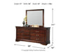 Alisdair Dresser and Mirror - De Avenue Furniture
