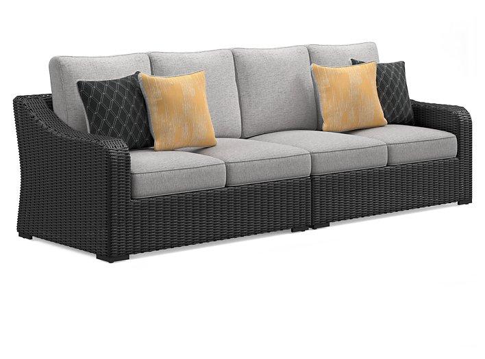 Beachcroft 2-Piece Outdoor Loveseat with Cushion - De Avenue Furniture