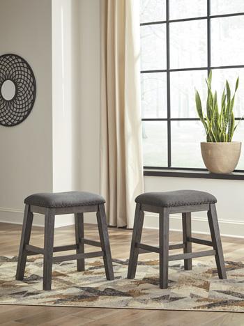 Caitbrook Counter Height Upholstered Bar Stool - De Avenue Furniture