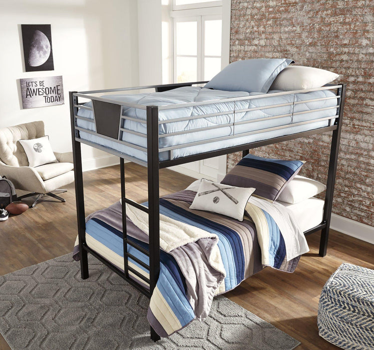 Dinsmore Bunk Bed with Ladder - De Avenue Furniture