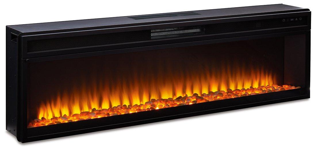 Krystanza TV Stand with Electric Fireplace - De Avenue Furniture