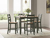 Gesthaven Counter Height Dining Table and 4 Barstools (Set of 5) - De Avenue Furniture