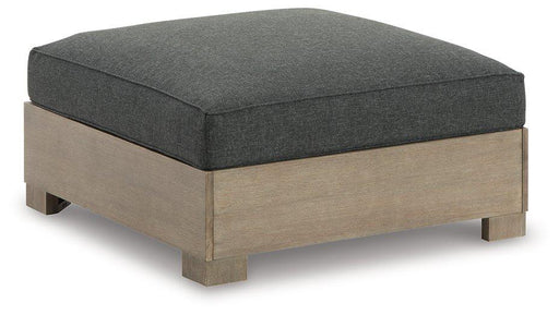 Citrine Park Outdoor Ottoman with Cushion - De Avenue Furniture