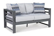 Amora Outdoor Loveseat with Cushion - De Avenue Furniture
