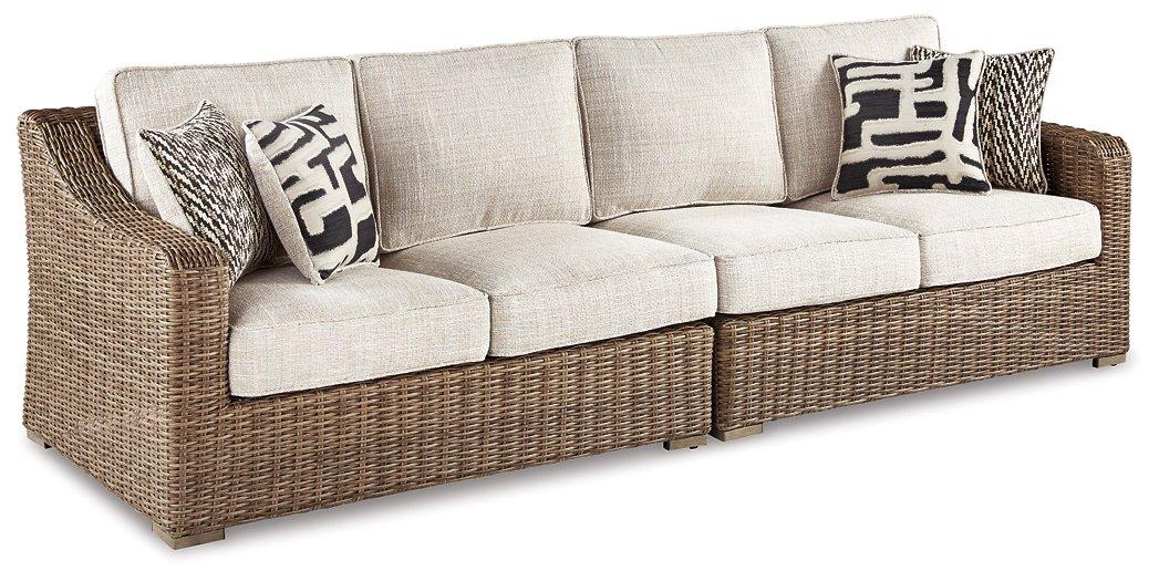 Beachcroft 2-Piece Outdoor Loveseat with Cushion - De Avenue Furniture
