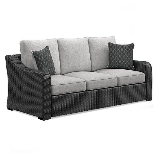 Beachcroft Outdoor Sofa with Cushion - De Avenue Furniture