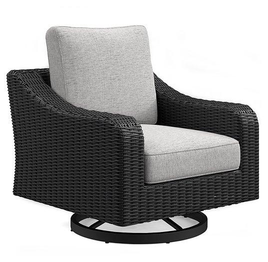 Beachcroft Outdoor Swivel Lounge with Cushion - De Avenue Furniture