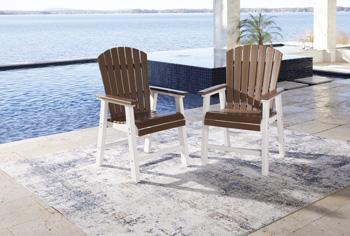 Genesis Bay Outdoor Dining Arm Chair (Set of 2) - De Avenue Furniture