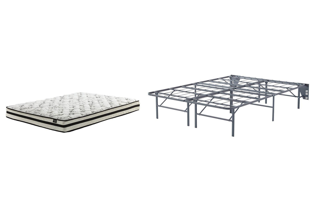 8 Inch Chime Innerspring Mattress Set - De Avenue Furniture