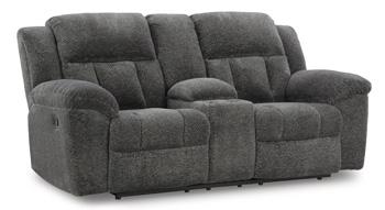 Frohn Reclining Loveseat with Console - De Avenue Furniture