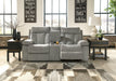 Mitchiner Reclining Loveseat with Console - De Avenue Furniture