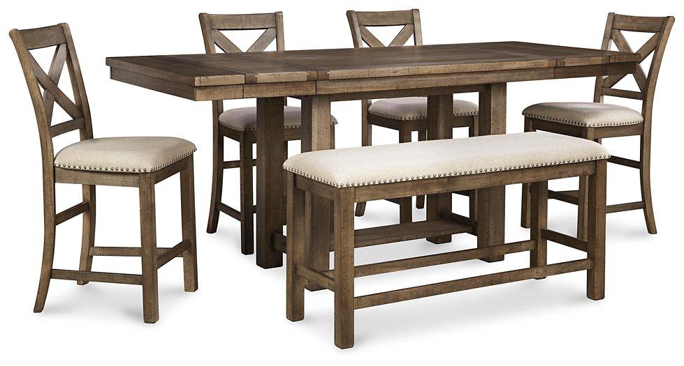 Moriville Counter Height Dining Set - De Avenue Furniture