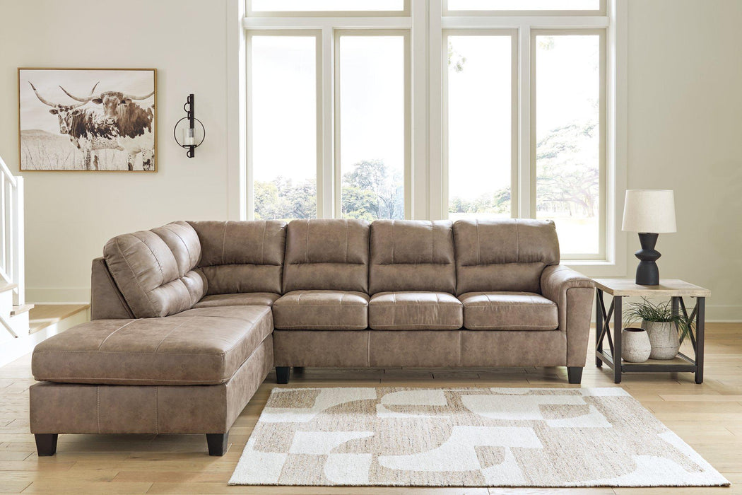 Navi 2-Piece Sectional Sofa Sleeper Chaise - De Avenue Furniture