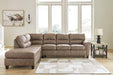 Navi 2-Piece Sectional Sofa Sleeper Chaise - De Avenue Furniture